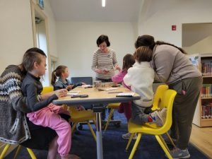 Examining Specimens in Smiths Falls 